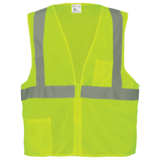 FrogWear® HV High-Visibility Lightweight Mesh Polyester Safety Vest - GLO-001
